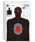 Silhouette Target Pack 23x35 Inch Paper Targets For Indoor Outdoor Range Practice Ten Silhouette Targets With Head And Torso Zones