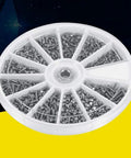 Circular storage box displaying 600Pcs Screws Nuts Assortment Kit With Storage Box For Tiny Screws Go To Fix It Kit For Electronics Repair