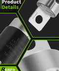 Heavy Duty High Voltage Fuse Straight Bolt On Direct Replacement Fit For Hyundai Sonata Hybrid And Kia Optima Hybrid Built Tough For Model Years 2011 Through 2015 Part 375F2 4R150 Guardian close-up of fuse details and labeling.