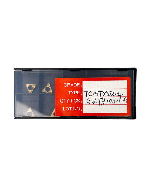 Packaging of 10Pcs TCMT090204 TCMT1.8 1.5 Carbide Turning Inserts for Steel and Stainless CNC lathe tool holder