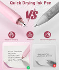 Quick Drying Cute Pink Ink Pens And Highlighters Set For School And Office comparison with other brands, highlighting features