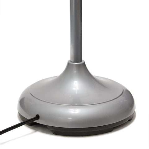 Five-Head Medusa Floor Lamp With Adjustable Goosenecks, Silver Base, Blue White Gray Shades, Dope Modern Lighting For Kids Bedroom, Playroom, Living Room Or Office, 67 Inch Tall