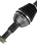 CV axle shaft from Front Steering And Drivetrain Kit With CV Axle Shafts Outer Tie Rods And Wheel Hub Bearings for GM cars