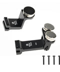 AX24 Invisible Magnetic Body Shell Mount For 1 24 Scale RC Crawler Beefy Aluminum Alloy 6061 T6 Black Post Set With Screws