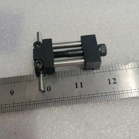 Durable Steel Milling Vise Stop Kit For CNC Mills Quick Clamp Work Stop And Clamping Jaw Set Black Precision Vise Stop with ruler