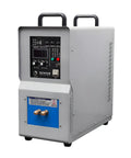Heavy Duty 15KW Induction Heater With Steady Current And Kickin Power Output High Frequency Metal Heating And Welding Gear Water Cooled System front view with control panel and connections.