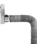 4 Inch Flexible Duct Hose, 12 Feet Long With 2 Clamps, Four Layer Aluminum Dryer Vent Tube for HVAC and Clothes Dryer