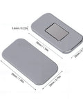 No Drill Magnetic Cabinet Door Catch With Adhesive Backing Stainless Steel Closure Magnet For Kitchen Cabinets dimensions