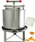 Built Different Manual Honey Press And Beeswax Extractor With Hella Tough Stainless Steel Body Includes Three Nylon Filters for home use.