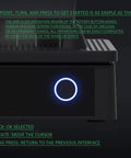 High Octane Oscillating Resin Print Washer For 3D Models Featuring Total No Sweat Four Minute Clean Cycle, user interface with rotary button.