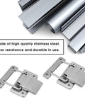 Stainless Steel Hasp Latch with Spring Loaded Toggle Lock for Boxes Cabinets and Storage Cases Replacement Hardware, shown with metal components.