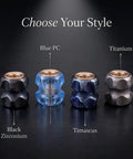 Tight Cnc Precision Mechanical Grooved Paracord Bead With Blue Pc Sleeve For Edc Lanyard Custom Diy Knife Flashlight Keychain Outdoor Gear Big Time Upgrade in various materials.