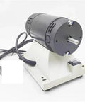Aoxhugb 800W Bench Grinder Polishing Machine motor mounted on a base with power switch, ideal for jade carving and stone cutting.