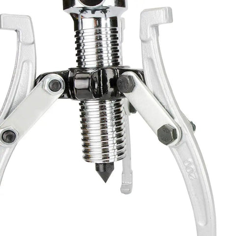 Close-up of jaws on 5 Ton Hydraulic Gear Puller With Wheel Bearing Separator 3 In 1 Pump And Oil Tube Drawing Machine In Case