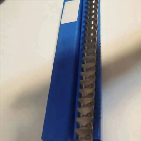 Square Push Type 14mm Broach Cutter HSS Cutting Tool for CNC Milling Machines in protective blue case