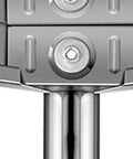 Close-up of Heavy Duty Stainless Steel Shelving Unit Engineered To Handle Beefy Loads Without Bending Or Sagging setup detail.