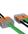 Go To Connection Terminal Set With 225 Pieces And 4 Mounting Adapters For All Conductor Types In L Boxx Mini Case shown up close