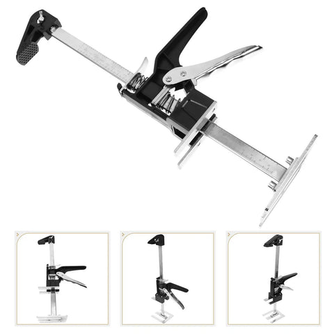 2Pack Ergonomic Arm Lifting Tool Hand Jack For Furniture Tile And Appliance Elevation Adjustable Height Lifter with clear height markings.