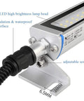 Close-up of Beefy LED CNC Machine Light 1 Piece Industrial Work Lamp IP68 Waterproof And Explosion Proof detailing waterproof interface.