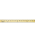 Solid As A Rock Wooden Yardstick Featuring Reinforced Brass Terminal Caps And Dead On Inch To Yard Markings Plus A Smooth Clear Lacquer Coating for accurate measuring.
