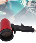 High Volume 6000L Per Minute Industrial Heat Gun For Shrink Wrapping Tubing Drying And Water Based Paint Curing in red with black handle.