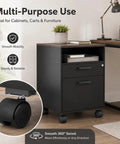 Office cabinet with Four Pack Plate Mount Swivel Casters 360 Degree Wheels For Cabinets Carts Storage Racks And Small Furniture Durable PP