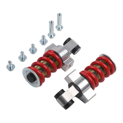Rear Wheel Shock Absorber Spring For Kugoo Electric Scooter 8 Inch Steel Suspension Replacement Parts Black 2 Pack
