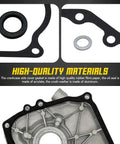 Crank Case Gasket And Oil Seal Kit For 212cc Engines Predator GX200 GX160 includes rubber gaskets, oil seal, and aluminum washers