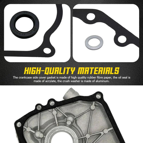 Crank Case Gasket And Oil Seal Kit For 212cc Engines Predator GX200 GX160 includes rubber gaskets, oil seal, and aluminum washers