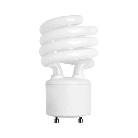 4 Pack 13W CFL Light Bulbs GU24 Base, 60W Equivalent, T2 Mini Twist, Warm White 2700K, Energy Saving Bulbs For Kitchen, Living Room
