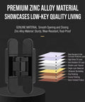 Heavy Duty 6 Inch Zinc Alloy Hidden Door Hinges Black 2 Pack Built Tough One Piece Die Cast Construction Rust Resistant Finish
