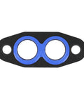 Chevrolet Silverado 1500 Engine Oil Cooler Gasket Replacement, Heavy Duty, Bulletproof Seal That Keeps Leaks In Check, Fits Cadillac Escalade ESV EXT Buick Rainier LaCrosse Allure Isuzu Ascender, Durable Easy Install, black and blue gasket