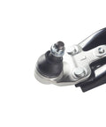 Close-up of front left and right lower control arm with ball joint assembly for Toyota Sienna 2011-2020, OE grade build.