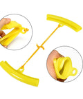 Yellow PU Wheel Rim Protectors 5 Pack Set Tire Changer Guard Rim Protector 5.91 By 0.98 Inches Durable Elastic PU Shield