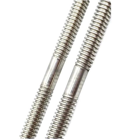 Slick T8 Lead Screw Upgrade heavy duty 8mm reverse threads, 450mm length steel leadscrew for 3D printer and CNC rigs.