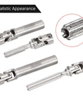 D Shaped Hole Stainless Steel Drive Shaft For SCX24 JLU C10 Bronco RC Car Beefed Up Heavy Duty Abrasion Resistant Axle Shaft