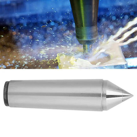 MT5 F118 Morse Taper Dead Center With Tungsten Carbide Tip And 60 Degree Point Angle For Wood And Metal Machining, precision ground design.