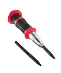 Adjustable 6 Inch Auto Center Punch With S2 Steel Tip And Spring Loaded Self Striking Design Ditch The Hammer For Precise Hole Marking On Metal Or Wood While Offering Smooth Depth Adjustment For Reliable Shop Performance