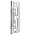 Stainless Steel Door Hinge Set Six Pcs Flat Open 360 Degree Pivot With Silent Rotation For Doors Windows Cabinets Furniture Hardware Fittings 8x3.3cm Home Repair