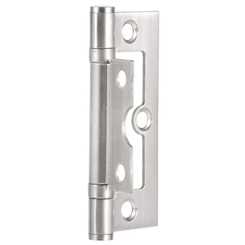 Stainless Steel Door Hinge Set Six Pcs Flat Open 360 Degree Pivot With Silent Rotation For Doors Windows Cabinets Furniture Hardware Fittings 8x3.3cm Home Repair