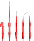 Back Probe Kit With Banana Plug To Copper Alligator Clips For Automotive Test Leads Set in three configurations, red color