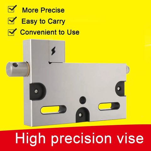 Beefy High Precision 4 Jaw Wire EDM Vise With Stainless Steel Jaws And 4 Inch CNC Clamp Tool For 0 To 100mm Opening Range