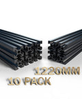 Ten Pieces 48 Inch T Slot Aluminum Extrusion Profile 1220mm European Standard Aluminum Linear Rail Easy To Use For 3D Printer CNC
