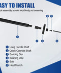 Exploded view of 52 In 1 Custom Bushing Driver Kit For Transmission Bushing Removal And Seal Installation components
