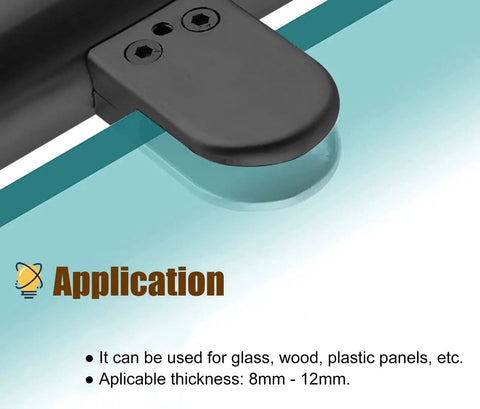 Heavy Duty Floor Standing Glass Railing Posts Built Tough Stainless Steel Handrail System For Stairs And Decks Top Notch Brushed Finish close-up of black rail post application