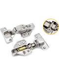 Beefy 20 Pack Carbon Steel Cabinet Hinges With Soft Close Hydraulic Dampers Clip On 35mm Cup Straight Arm Fixed Base Fast Quick Release Door