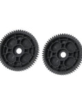 57T RC Car Spur Gear Set For 1/5 Scale RC Buggies And Trucks Fits HPI ROFUN ROVAN Kingmotor Baja 5B 5T 5SC Durable Plastic Gear Two Pieces