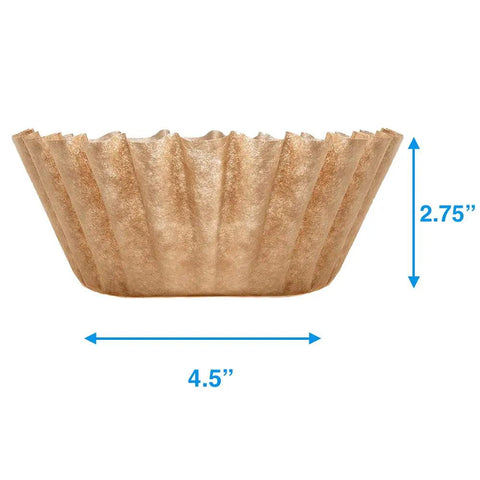 Extra Large Coffee Filters For 12 To 16 Cup Makers For Commercial Or Home Brewers, Mega Wide 9.75 Inch Basket, Anti Ground Design