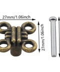 Antique bronze cabinet knob measuring 27mm with corrosion resistant finish and included screw. Level Up Your Home Decor With These Hella Durable Antique Bronze Cabinet Knobs And Drawer Pulls Featuring Rustic Industrial Style Corrosion Resistant Finish And Included Screws.