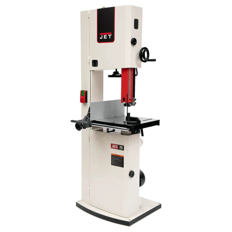 15-Inch Woodworking Bandsaw With 3 HP 230V Single-Phase Powerhouse For Big Resaw Capacity, Cast-Iron Table, Micro-Adjust Fence, Dual-Position Side Plate System, Toolless Upper And Lower Guides For Quick Setup
